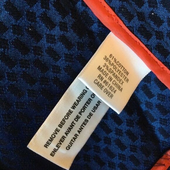 Laura Ashley Women’s Size M Navy Blazer - Picture 8 of 9